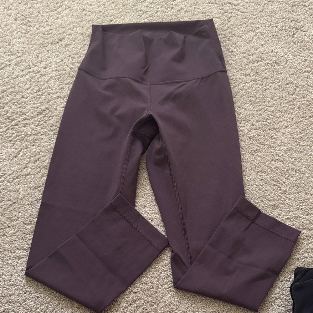 LULULEMON Purple Wunder Under Crop Leggings 4